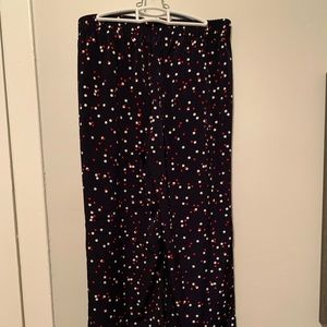 Premise Petite Navy Dotted Pants